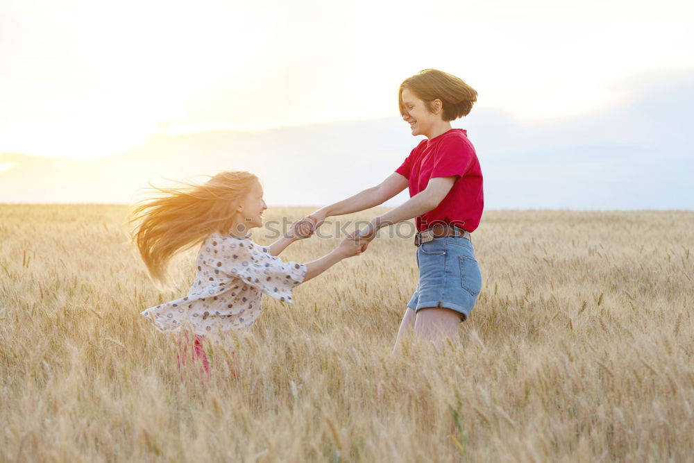 Similar – happy mother and daughter having fun