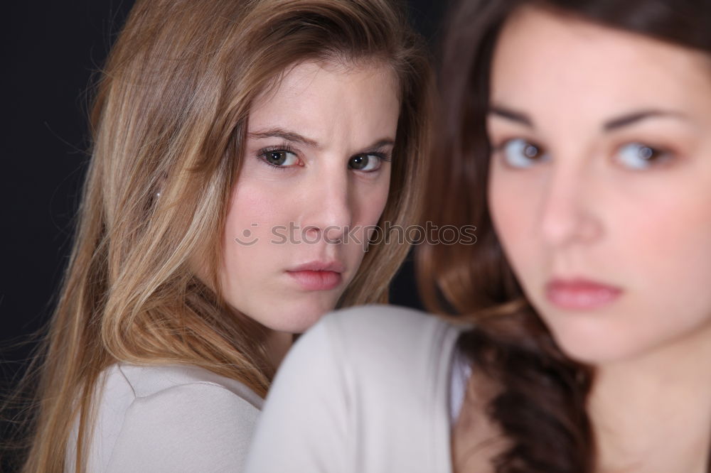 Similar – Female couple standing together