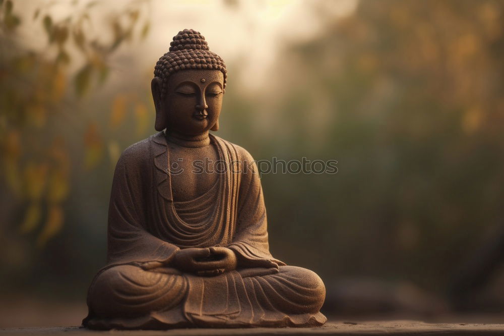 Similar – Image, Stock Photo Buddha statue in the garden