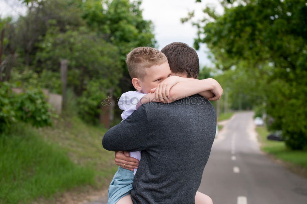 Similar – Father and son Human being