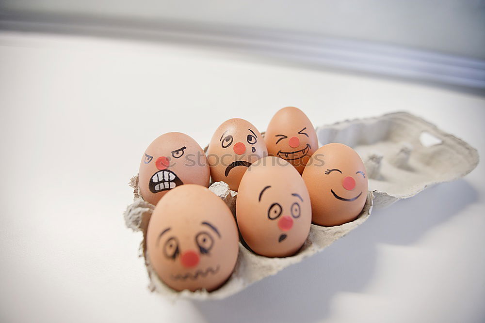 Similar – Image, Stock Photo I laugh myself eggish ..