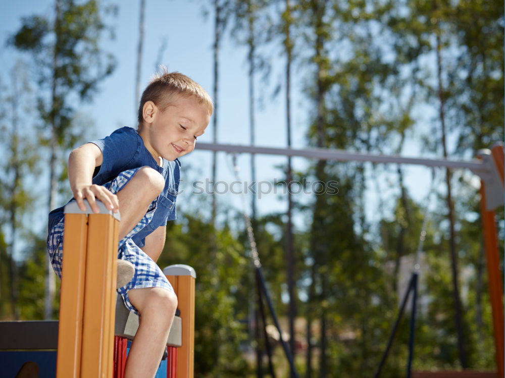 Similar – Child on a slide Joy