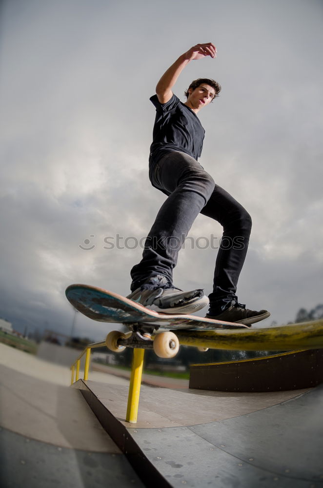 Similar – frontside boardslide II