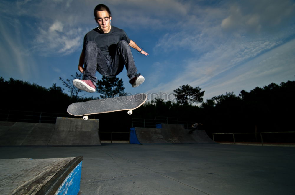 Similar – Image, Stock Photo K-GRIND Skateboarding Jump