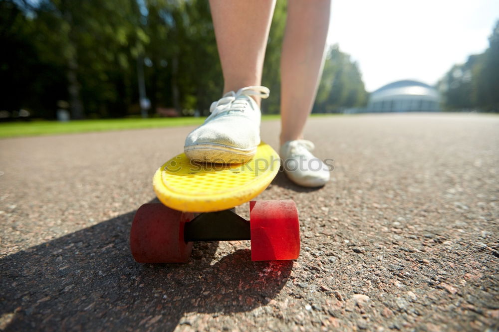 Similar – Image, Stock Photo skateboarding Street