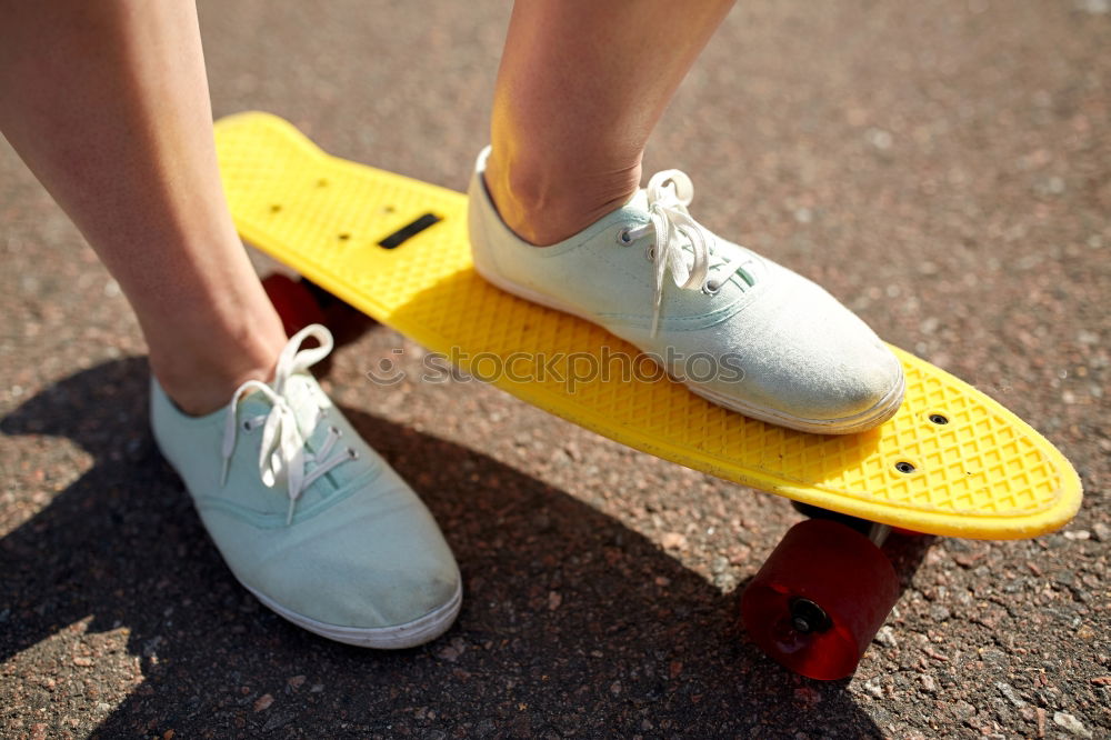 Similar – Image, Stock Photo skateboarding Street