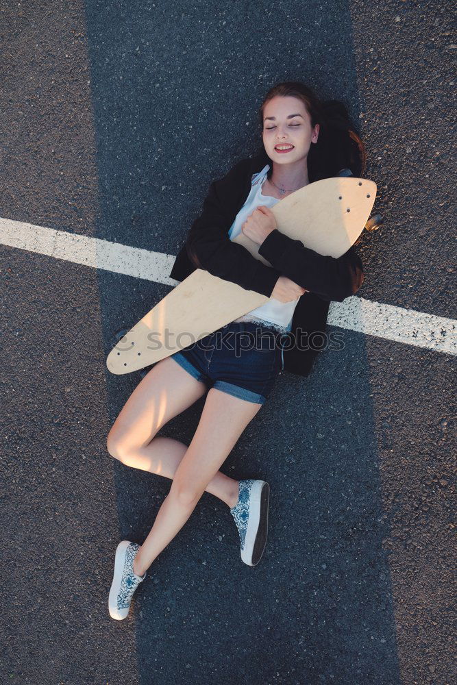 Similar – Image, Stock Photo Woman in light posing in car