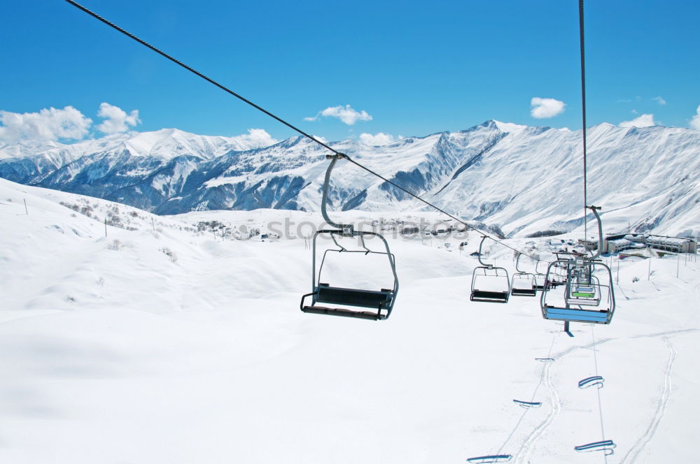 Similar – ski lift Skilift chair