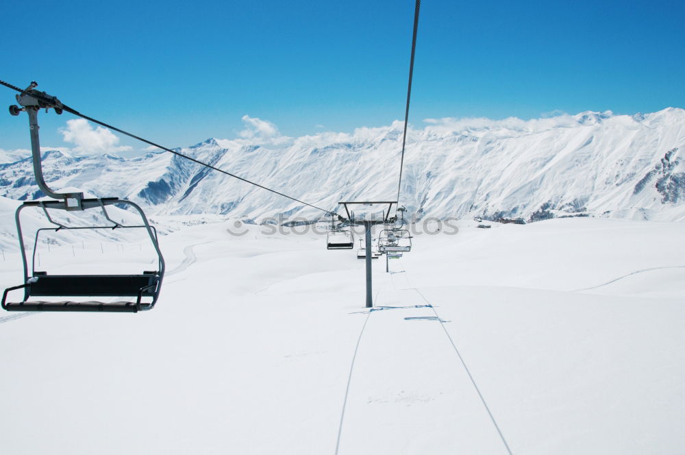 Similar – ski lift Skilift chair