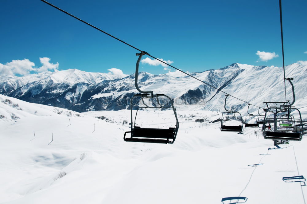 Similar – ski lift Skilift chair