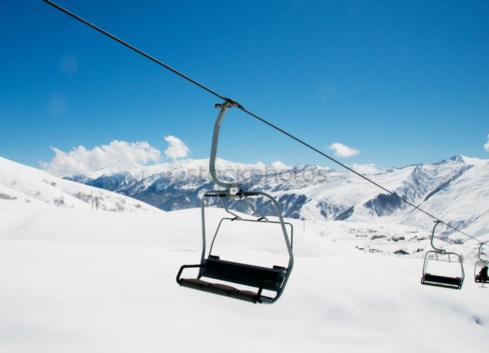 Similar – ski lift Skilift chair