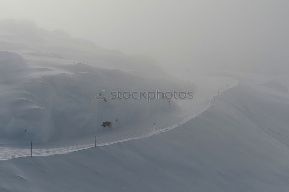 Similar – Die dritte Spur Skifahren