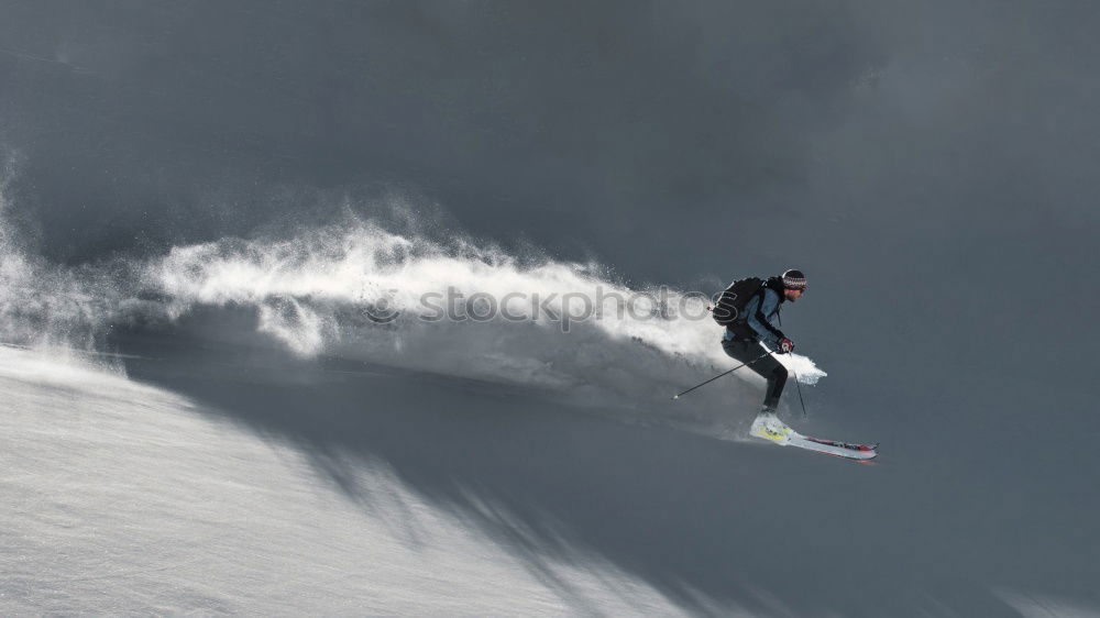 Similar – Telemarking Skifahren