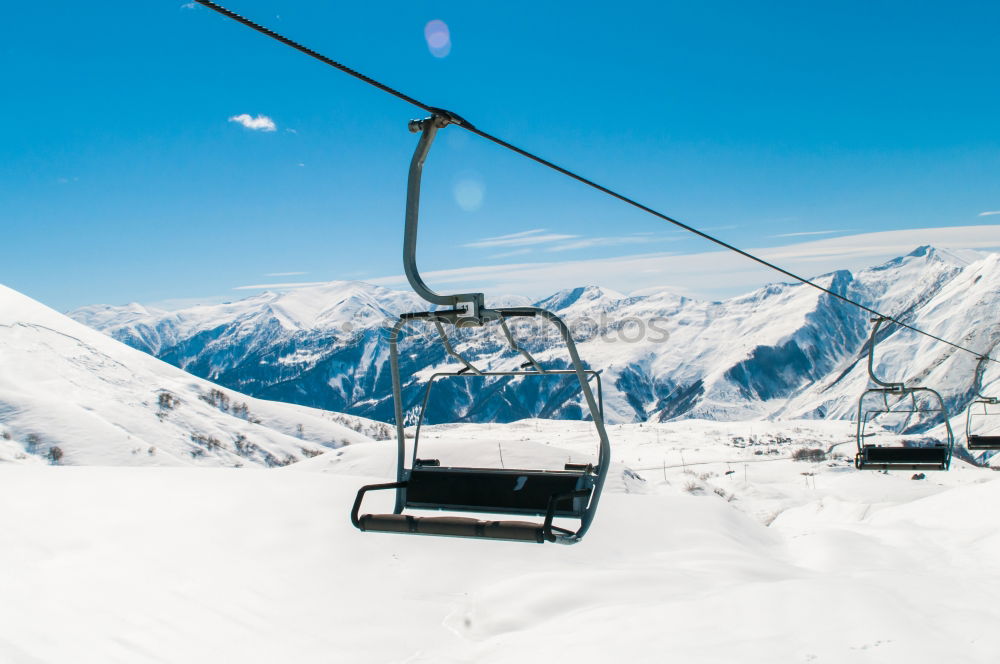 Similar – ski lift Skilift chair