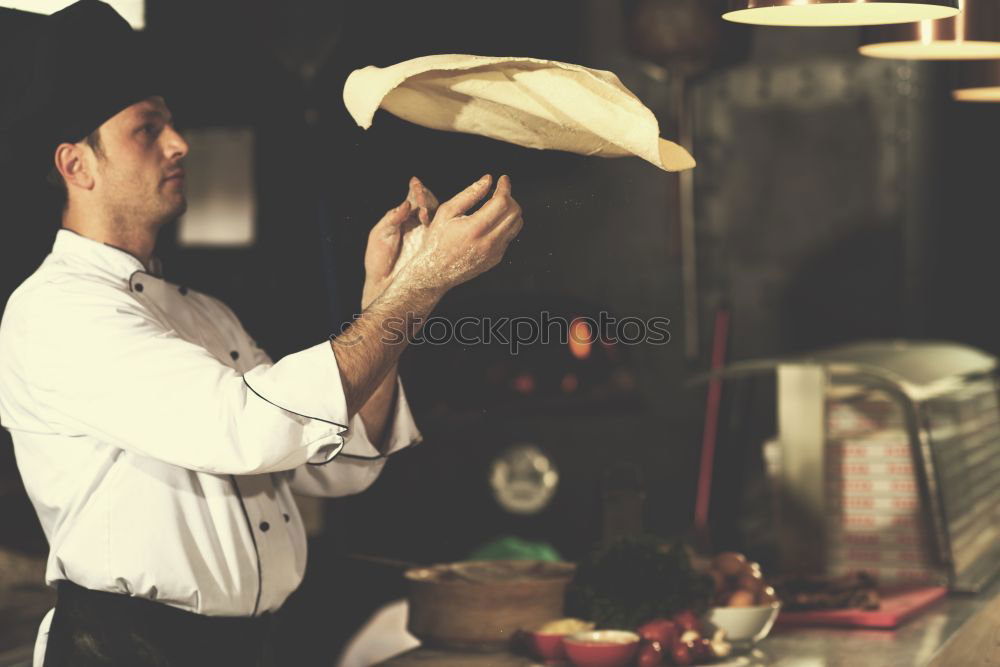 Similar – Image, Stock Photo Barman is making cocktail at night club