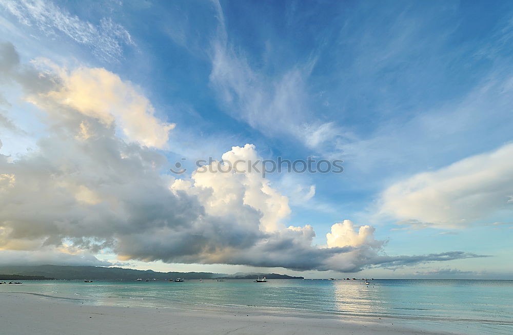 Similar – Image, Stock Photo Sunset Landscape Blue