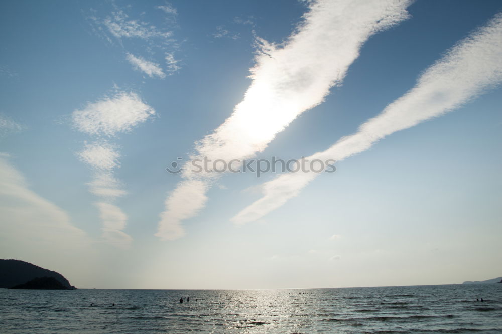 Image, Stock Photo ear Landscape Sky Clouds