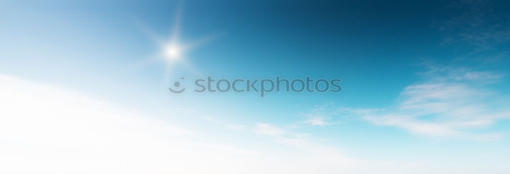 Similar – White clouds, bright sun and blue sky