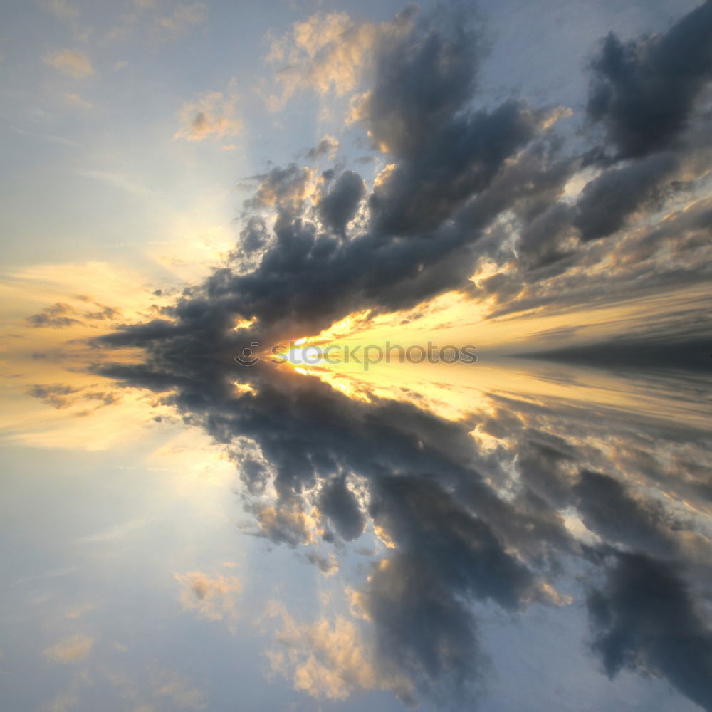 Similar – Image, Stock Photo endless. Air Sky Clouds