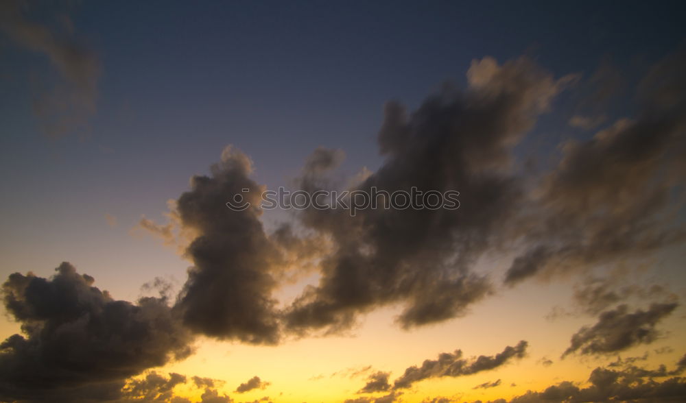 Similar – Panorama Borkum at night II