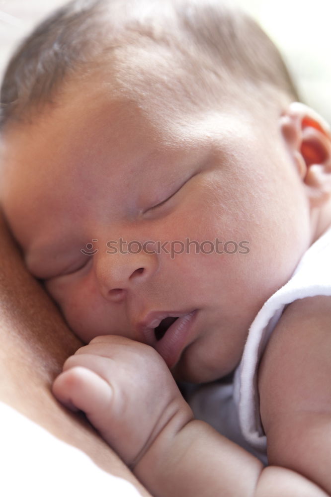 Similar – Image, Stock Photo Young Mother holding newborn baby