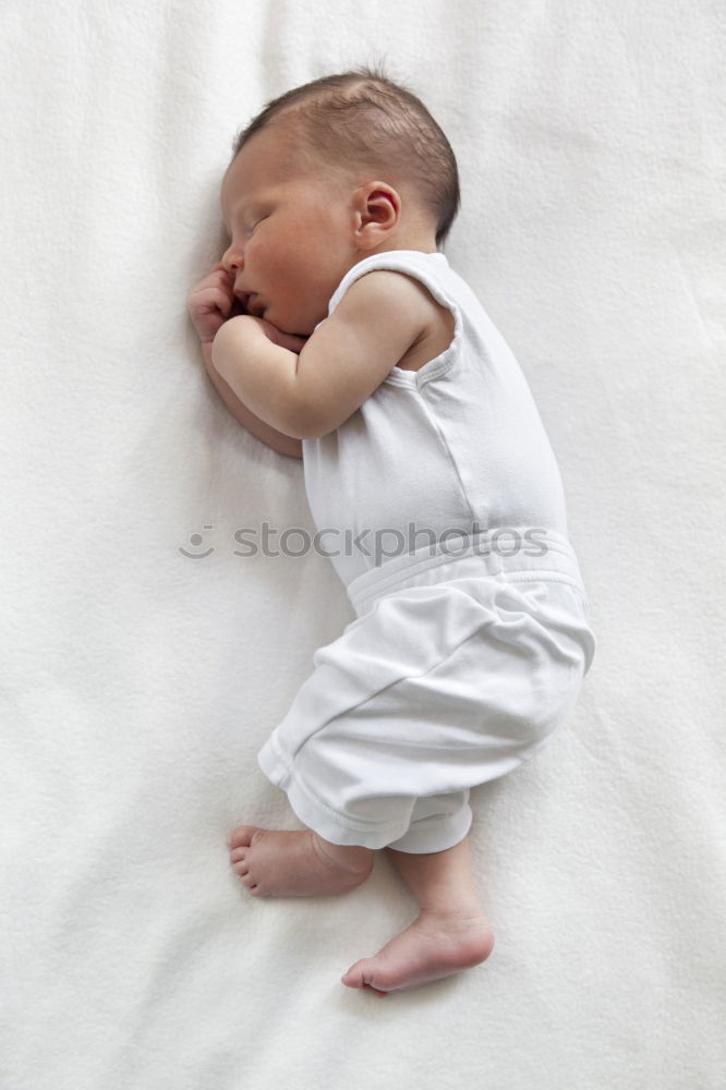 Similar – Image, Stock Photo Portrait of a newborn baby sleeping