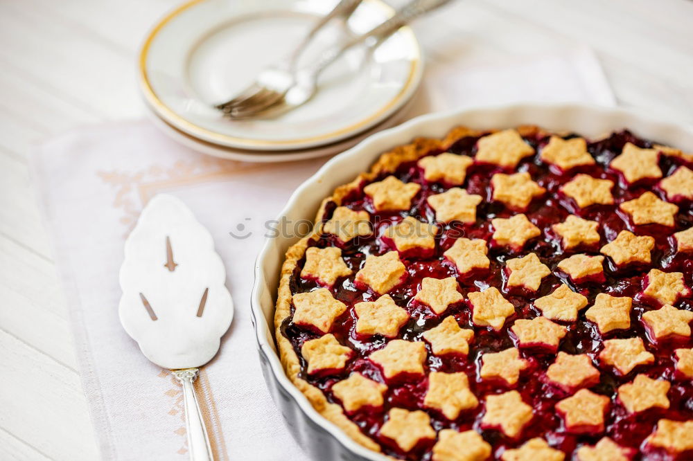 Similar – Image, Stock Photo pie with cherry filling