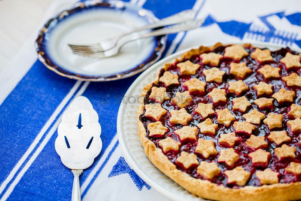 Similar – Image, Stock Photo Lemon Ricotta Tart II