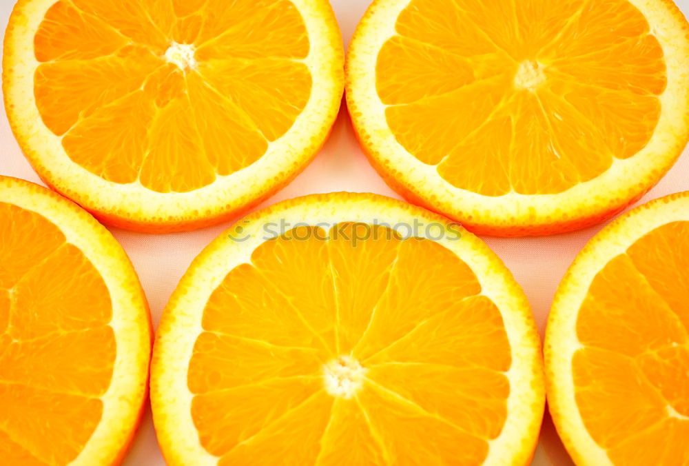 Similar – Smiling woman between slices of orange