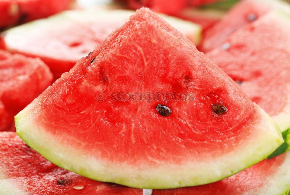 Similar – slice of ripe red watermelon