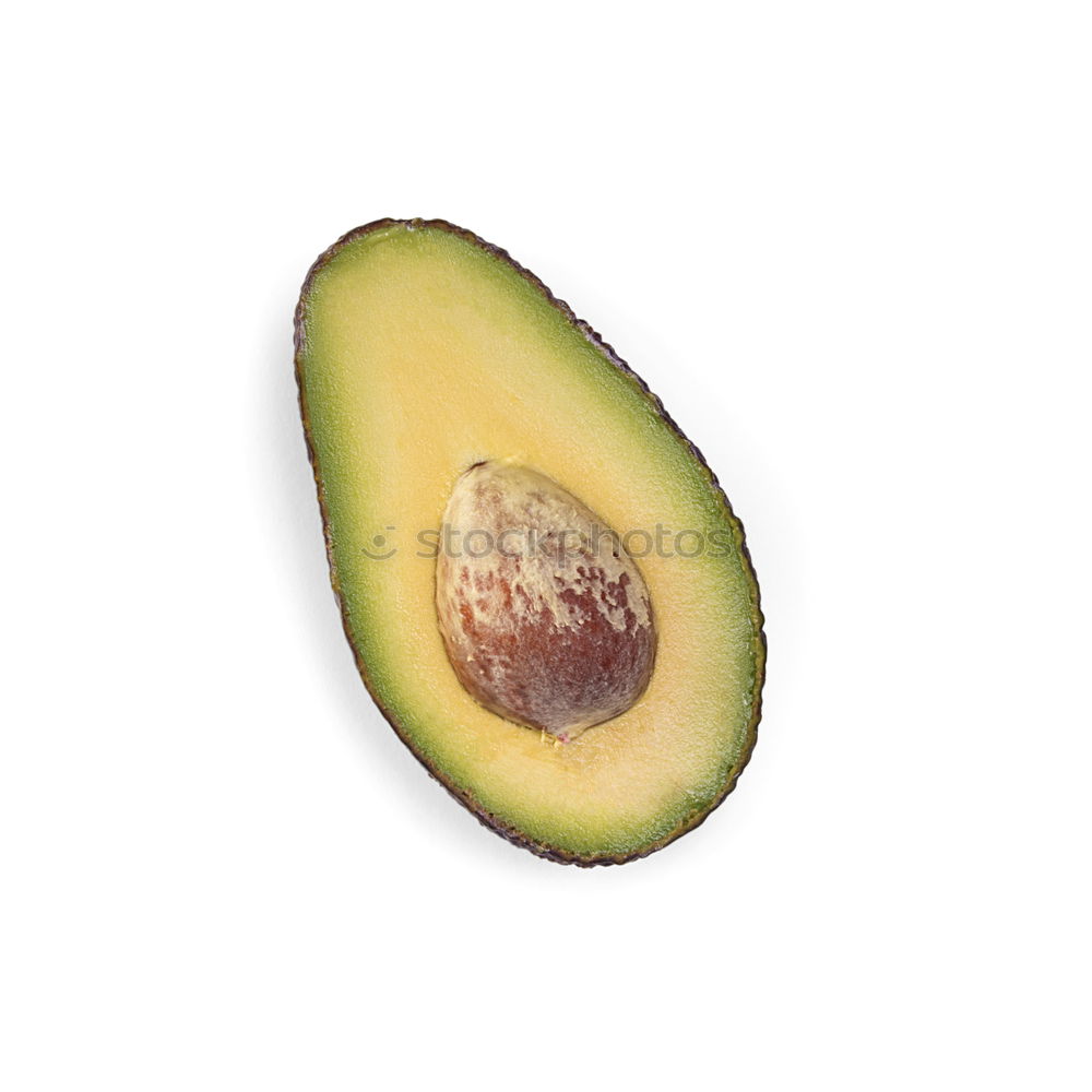 Similar – Image, Stock Photo Flying half avocado on pink background