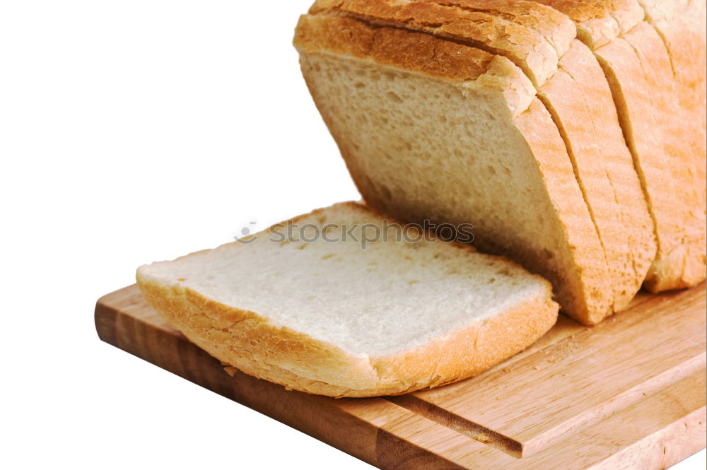 Similar – Image, Stock Photo Sliced loaf of bread and Different types of bread