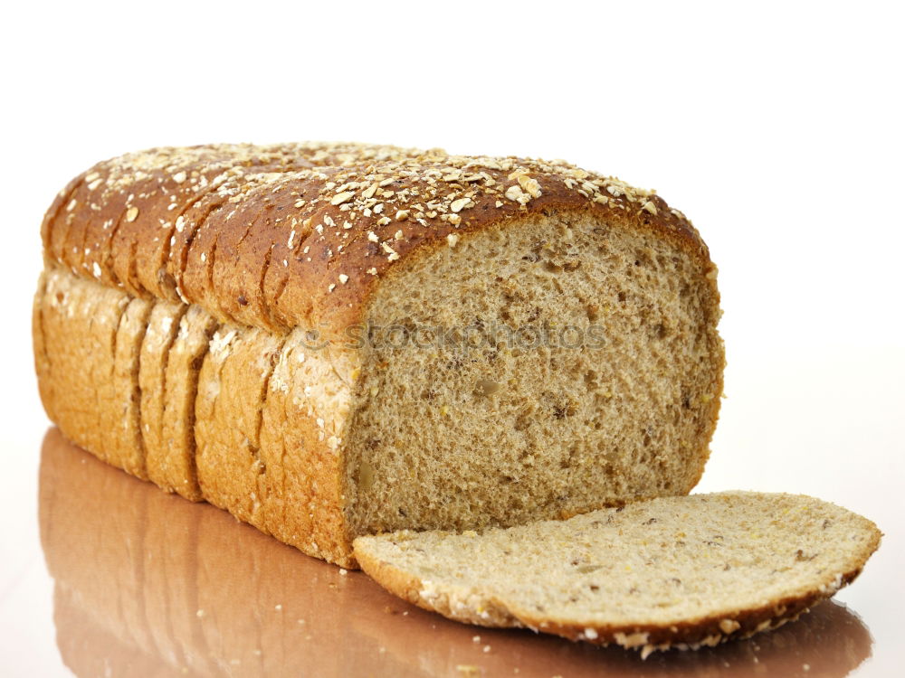 Similar – Image, Stock Photo Slice of bread on plate