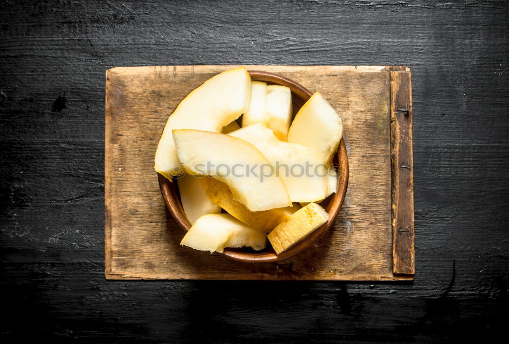 Similar – Image, Stock Photo peeled apple Food Fruit