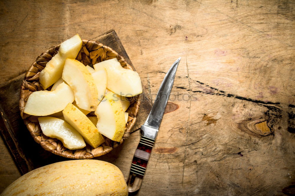 Image, Stock Photo peeled apple Food Fruit