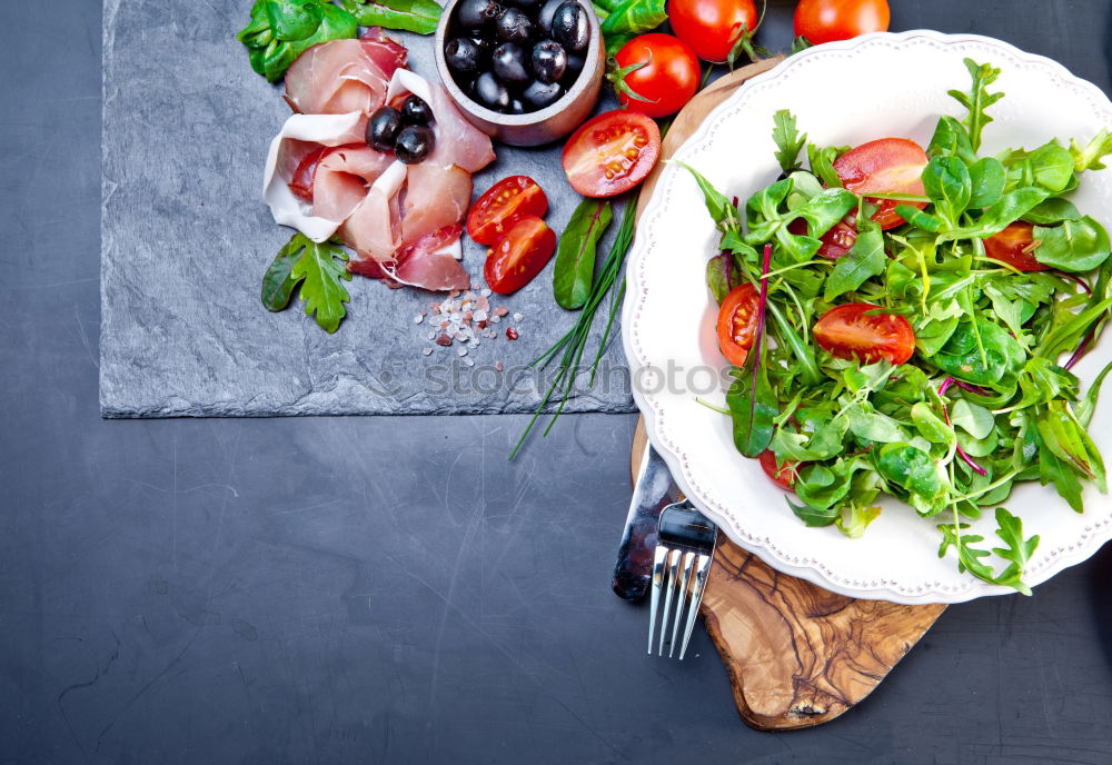 Similar – Image, Stock Photo Healthy vegetarian food with quinoa and beans