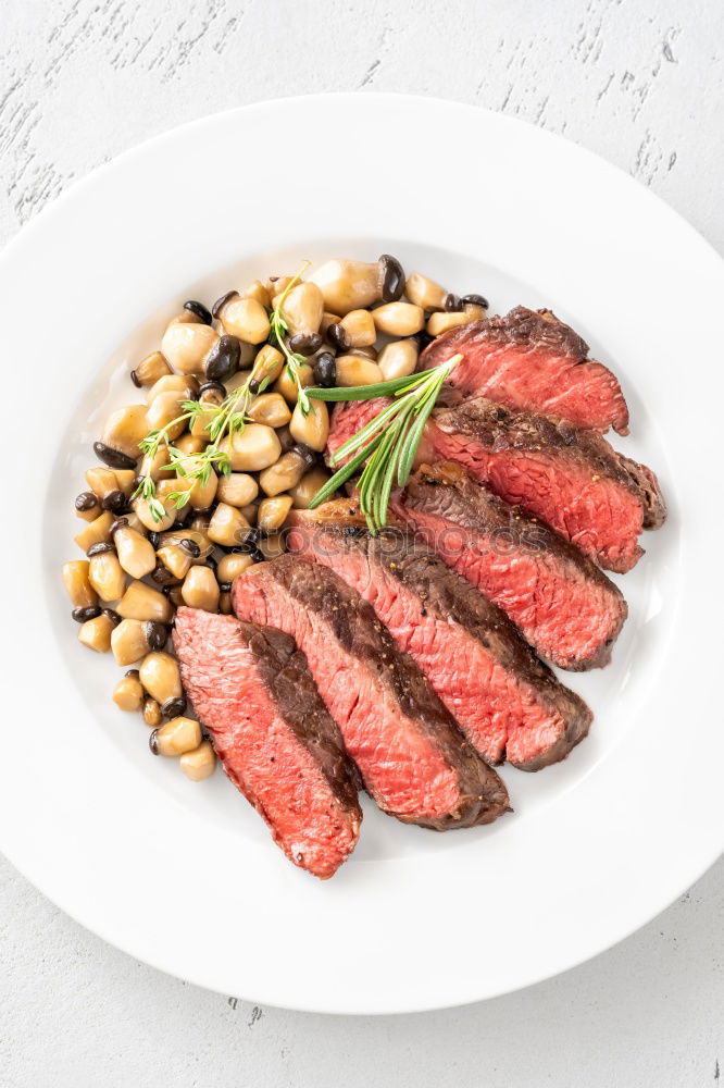 Similar – Image, Stock Photo Beef with asparagus Food