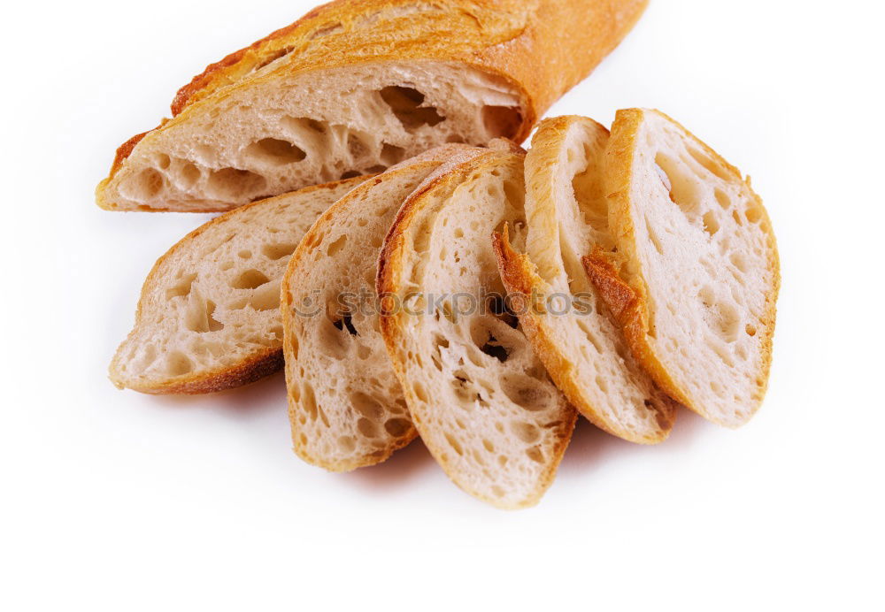 Similar – Image, Stock Photo Sliced loaf of bread and Different types of bread