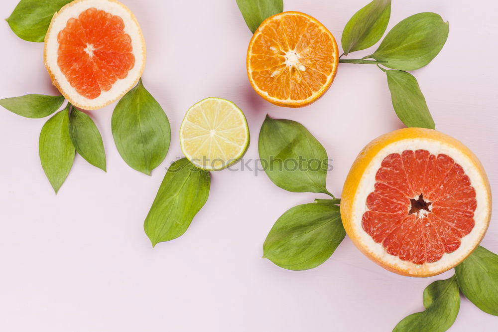 Similar – Image, Stock Photo Citrus fruits cut into slices