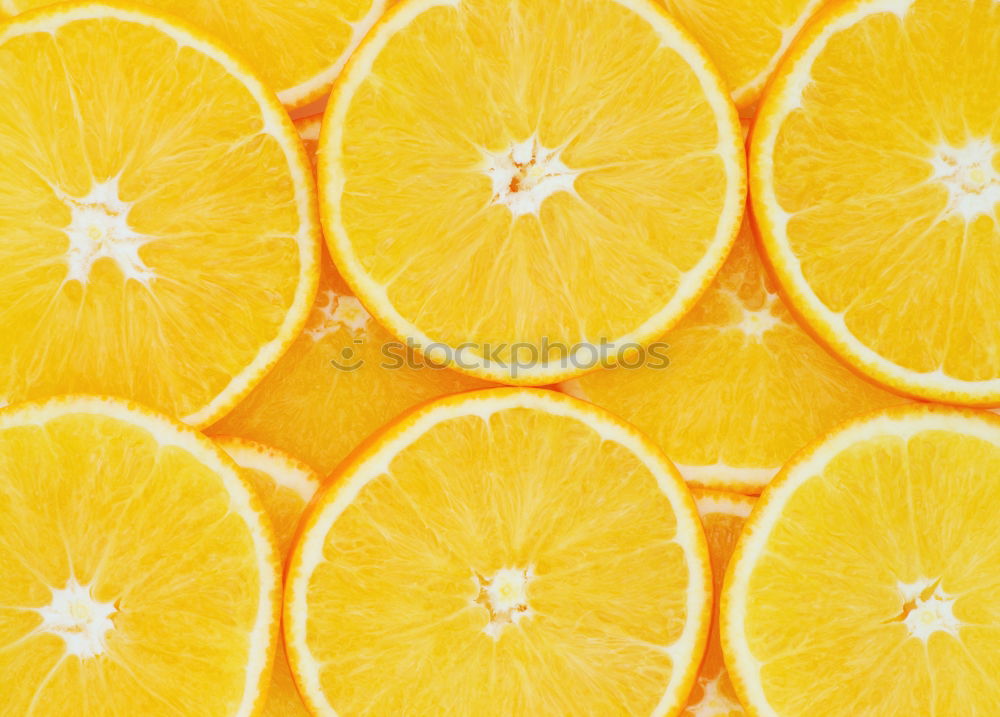 Similar – Smiling woman between slices of orange