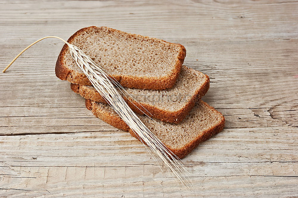 Similar – Image, Stock Photo Sliced loaf of bread and Different types of bread