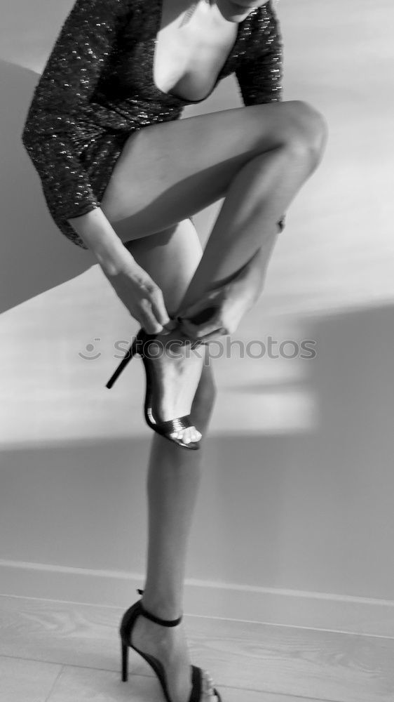 Similar – legs 1 Black & white photo