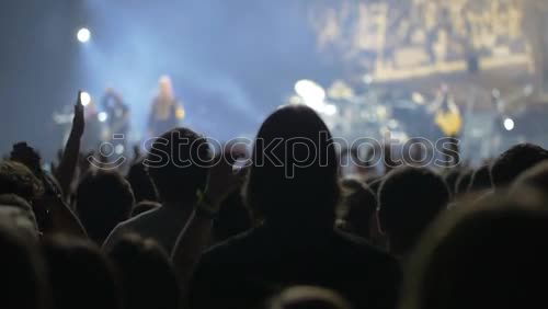 Similar – Image, Stock Photo concert Concert Audience