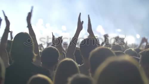 Similar – Image, Stock Photo Jumping! Concert Music