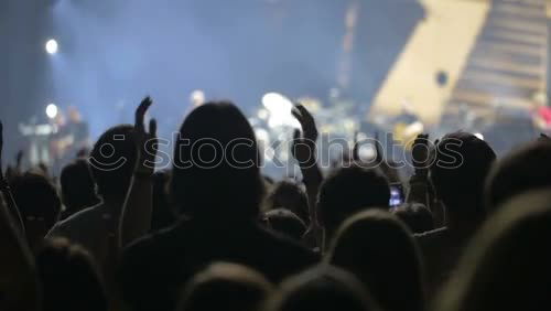 Similar – Image, Stock Photo concert Concert Audience