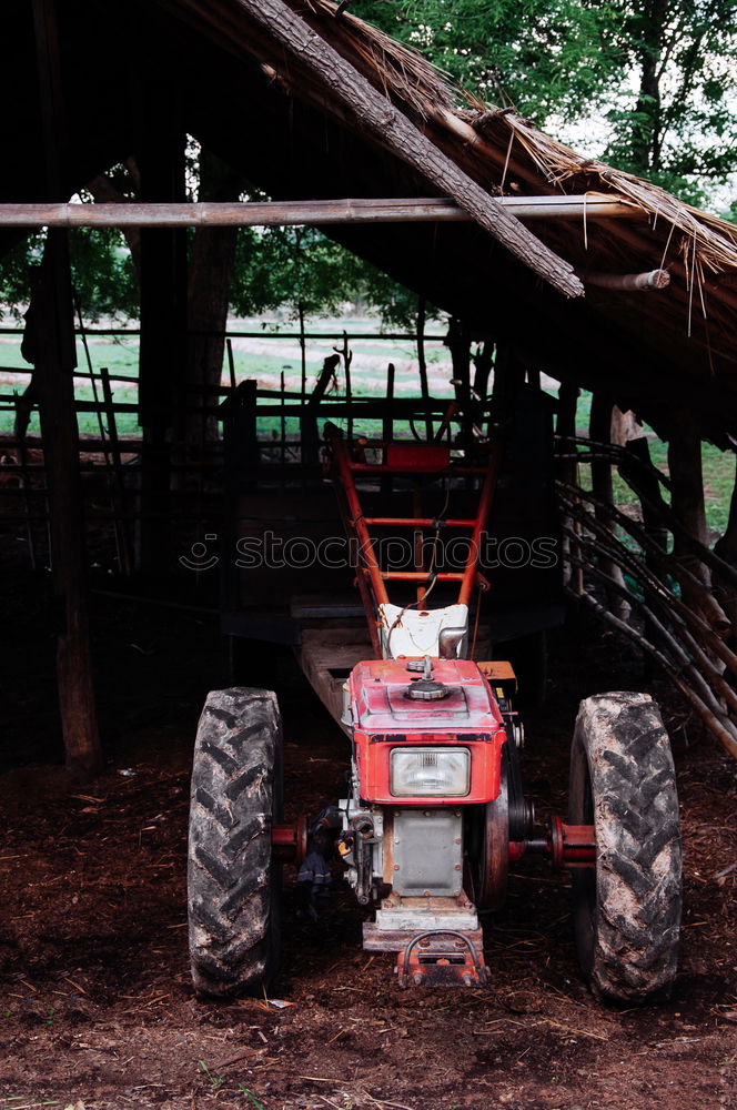 Similar – Image, Stock Photo Tractor meeting at pc KW 26