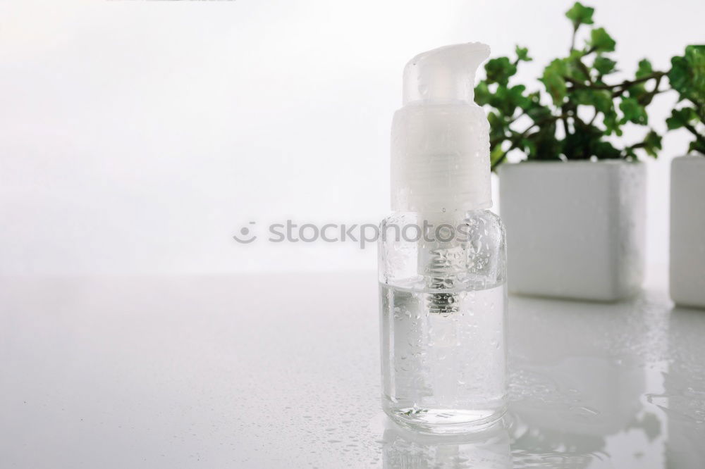 Similar – Image, Stock Photo Cosmetic bottles with greeting card