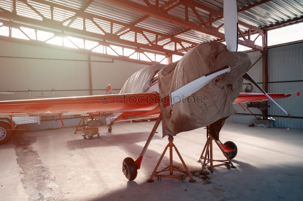 Similar – Image, Stock Photo Airplane on airfield.