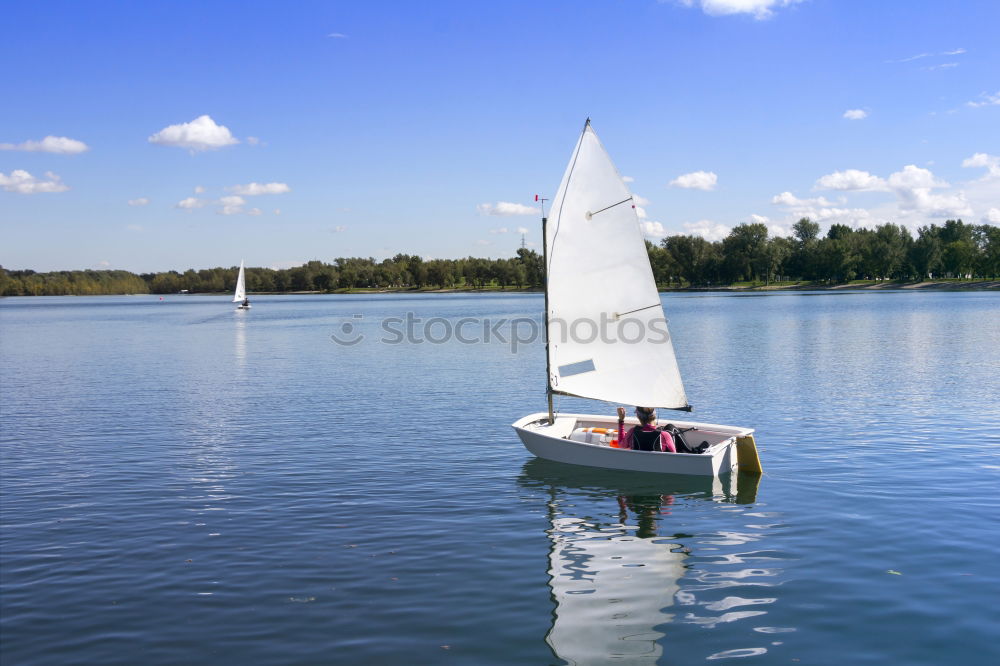 Image, Stock Photo slack Sailing Sailboat