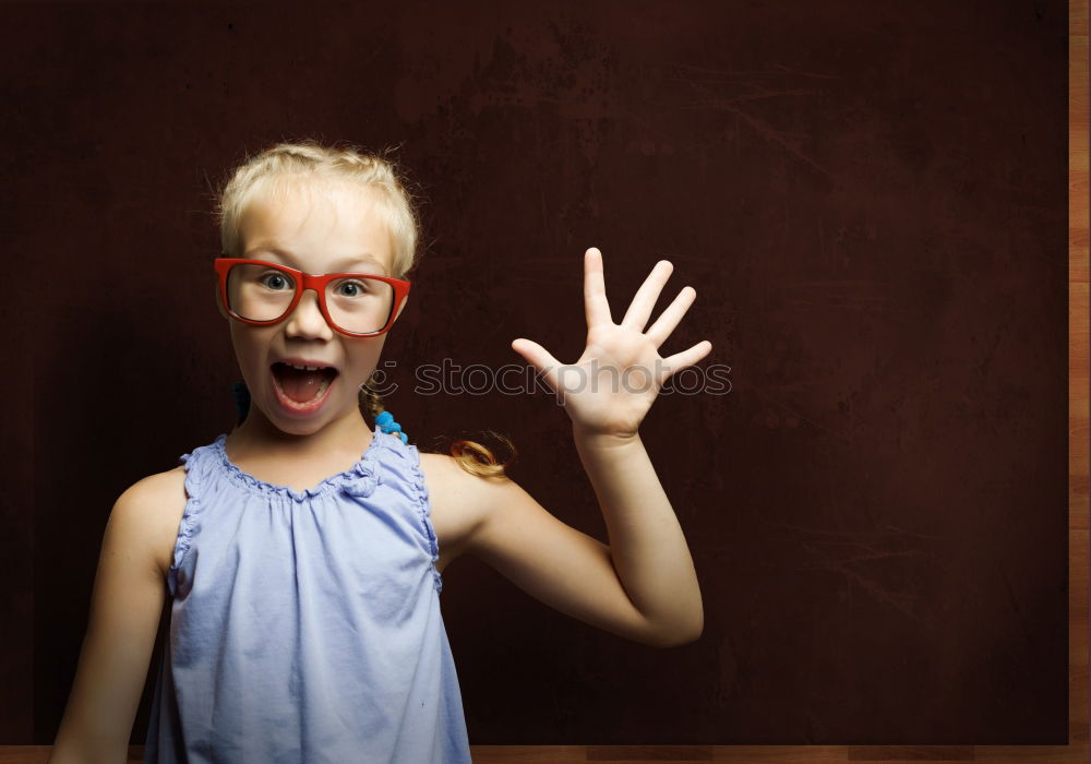 Similar – Image, Stock Photo Mother with son and confetti